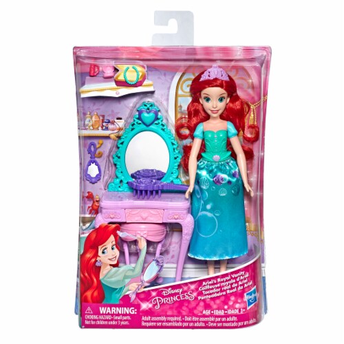 Hasbro Disney Princess Ariel's Royal Vanity Doll and Playset Perspective: back