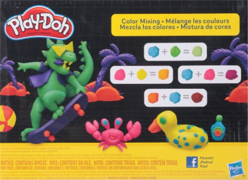 Hasbro® Play-Doh® Neon Non-Toxic Modeling Compound Perspective: back