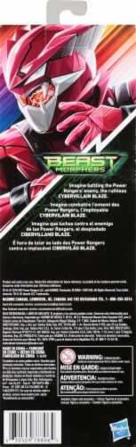 Hasbro Power Rangers Beast Morphers Cybervillain Blaze Action Figure Perspective: back