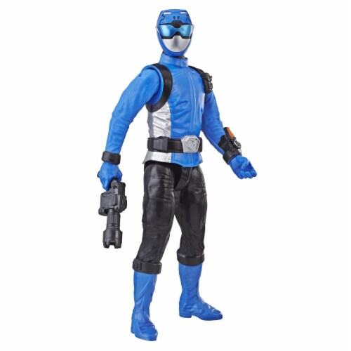 Hasbro Power Rangers Beast Morphers Blue Ranger Action Figure Perspective: back