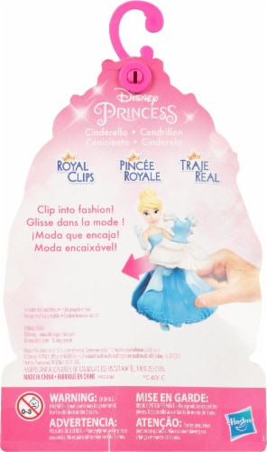 Hasbro Disney Princess Royal Clips Cinderella Doll Perspective: back