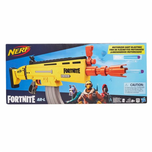 Fortnite AR-L Nerf Elite Dart Blaster Perspective: back