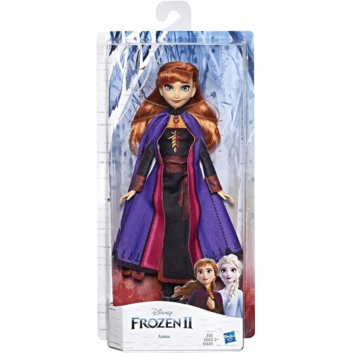 Disney Frozen 2 Anna Doll Long Red Hair 11 Hasbro Model E6710 Kids Toy Perspective: back