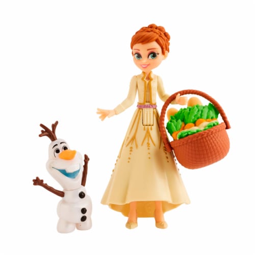 Disney Frozen 2 Small Anna & Olaf Dolls Perspective: back