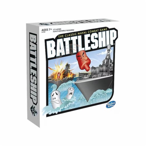Hasbro Gaming Battleship Strategy Game Perspective: back