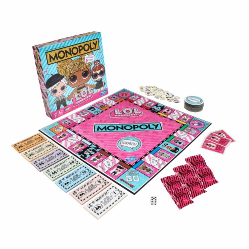 Hasbro Monopoly L.O.L Surprise! Edition Board Game Perspective: back