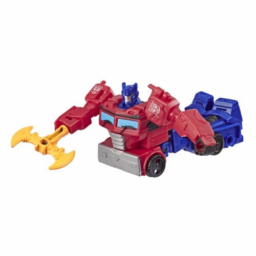 Transformers Cyberverse Scout Class Optimus Prime Action Figure Perspective: back