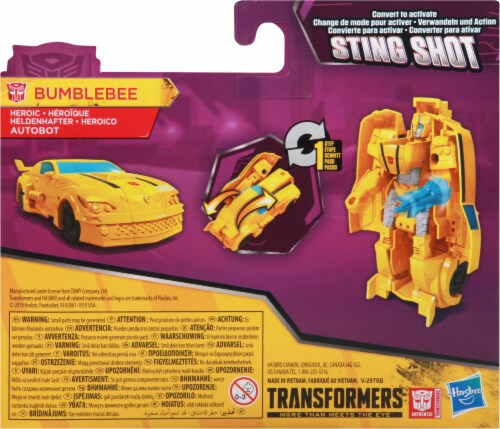 Hasbro Transformers Cyberverse 1-Step Changer - Bumblebee Perspective: back