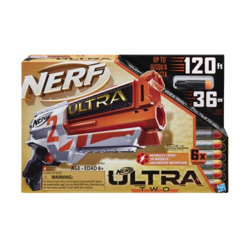 Hasbro E8912 Nerf Hyper Rush-40 Pump-Action Blaster and 30 Nerf