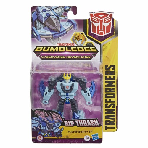Transformers Bumblebee Cyberverse Adventures Hammerbyte Action Figure Toy Perspective: back