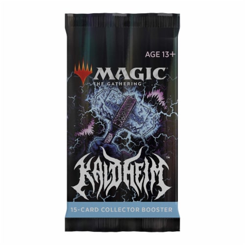 Magic: The Gathering Trading Card Game - Kaldheim Collector Booster Perspective: back