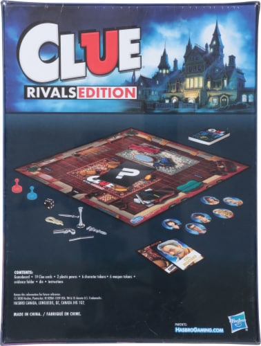 Hasbro Gaming Clue® Rivals Edition Perspective: back