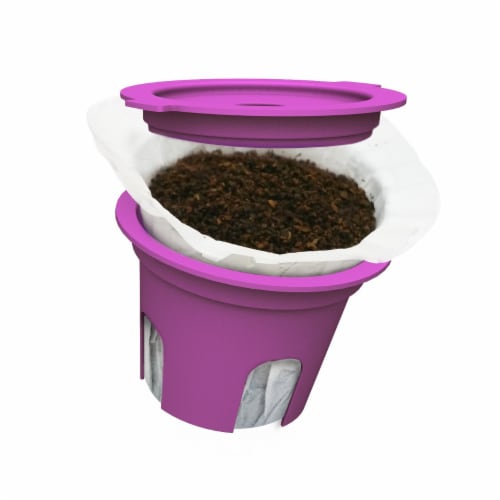 Cafe Filters & Cup Reusable K-Cup For Keurig and Select Other Single Serve Coffee Makers Perspective: back