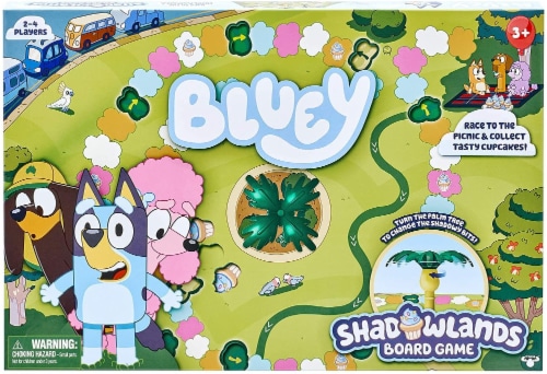 Moose Bluey Shadowlands Family Board Game | For 2-4 Players Perspective: back