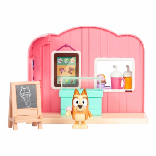 Bluey Ice Cream Shop Mini Playset Perspective: back