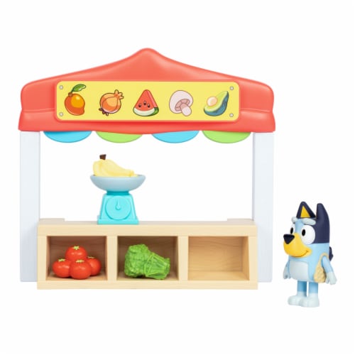 Bluey Farmers Market Mini Playset Perspective: back