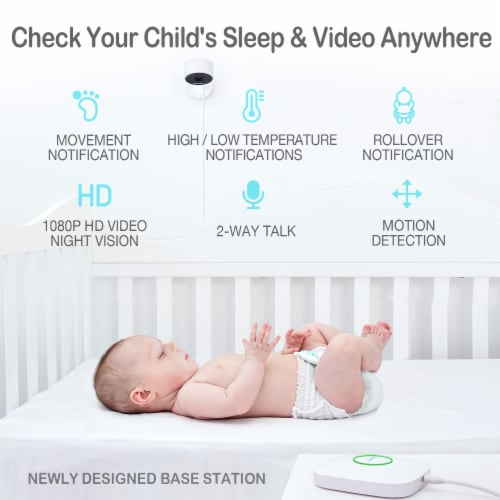 Sense-U Smart Baby Monitor 3 + Camera, Audio, Video Baby Monitor