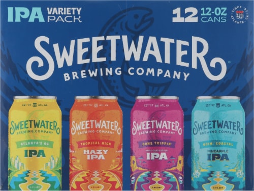 SweetWater Brewing Co. Seasonal Variety Pack Perspective: back