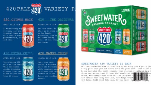 SweetWater Brewing Co. Seasonal Variety Pack Perspective: back