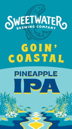 Sweet Water Brewing Company Goin' Coastal™ IPA With Pineapple Perspective: back