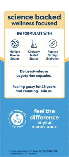 Renew Life® Extra Care Digestive™ Probiotic Capsules Value Pack Perspective: back