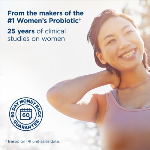 Renew Life Women's Probiotic Capsules Perspective: back
