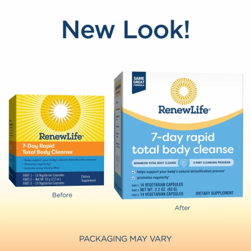 Renew Life 7-Day 3-Part Rapid Total Body Cleanse Perspective: back