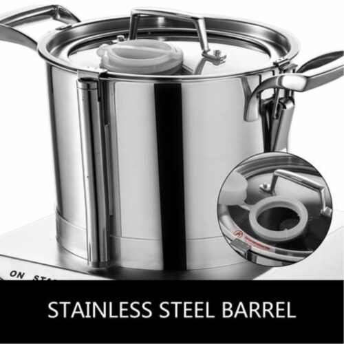 15L Commercial Food Processor Food Grinder Food Chopper S.Steel Vegetable Dicer Perspective: back