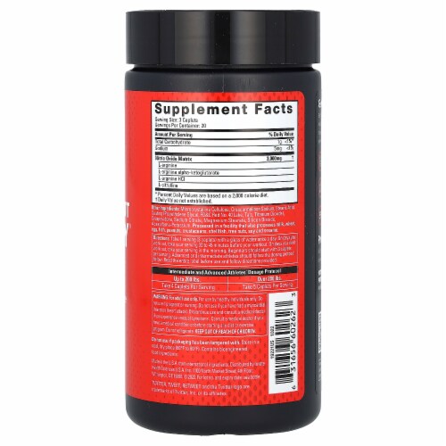 SIXSTAR Pre-Workout N.O. FURY - 60 Caplets Perspective: back