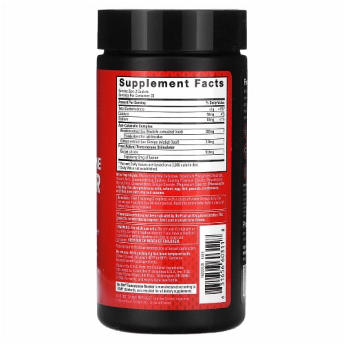 Six Star Testosterone Booster Caplets Perspective: back