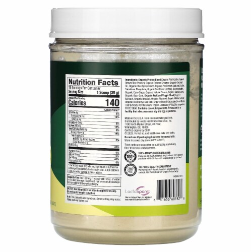 Purely Inspired® Organic Vanilla Protein Powder Perspective: back