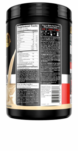 Six Star Vanilla Cream Whey Protein Powder Perspective: back