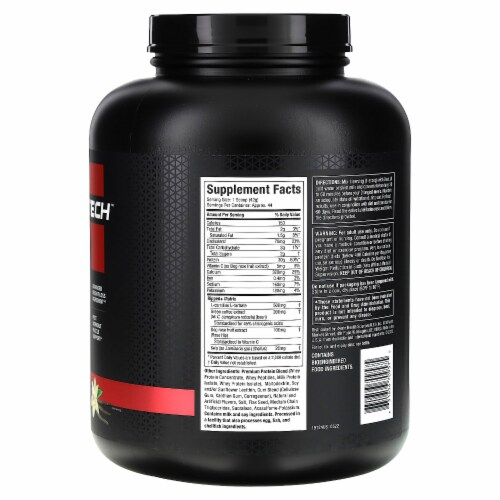 MuscleTech Nitro-Tech® Ripped Lean Protein + Weight Loss French Vanilla Bean - 4 lbs Perspective: back