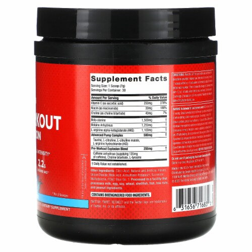 SIXSTAR PreWorkout Explosion Icy Rocket Freeze 7.41 oz (210 g), 7.41