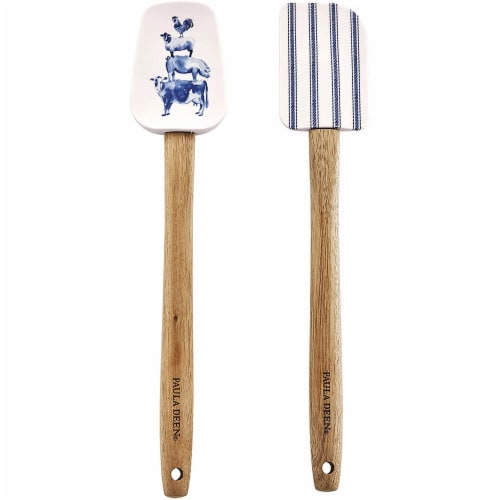 Paula Deen 47048 Tools Silicone Country Barnyard Spatula & Spoonula Set - 2 Piece Perspective: back