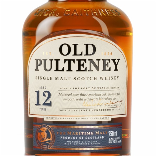 Old Pulteney Single Malt Scotch Perspective: back