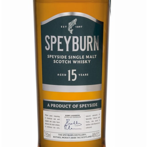 Speyburn Single Malt Scotch Perspective: back