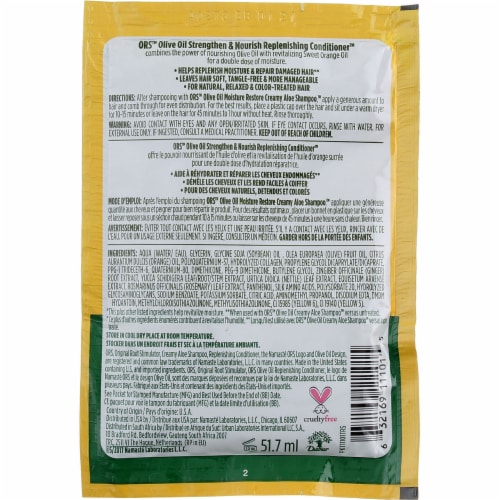 Organix Root Stimulator Olive Oil Replenishing Pak™ Conditioner 1.75 oz Perspective: back