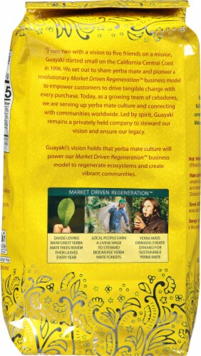 Guayaki Yerba Mate Organic Traditional Tea Bags Perspective: back