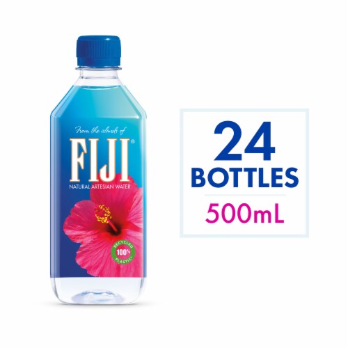 FIJI® Natural Artesian Bottled Water Perspective: back