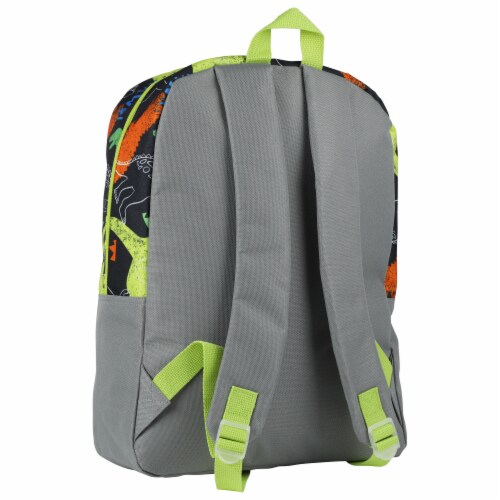 Cuclie Chalkboard Dino Backpack Perspective: back