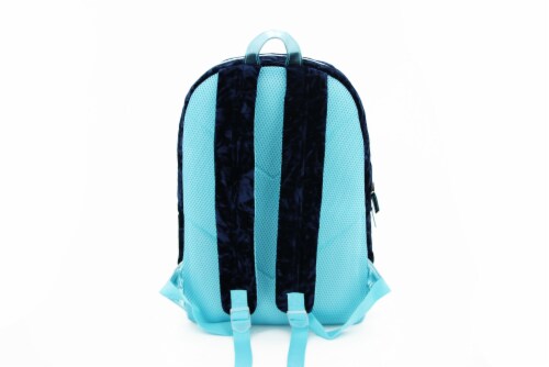 Cudlie Velvet with Chunky Glitter Bow Backpack Perspective: back