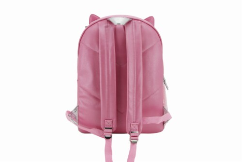 Cudlie Quilted Critter Cat Backpack Perspective: back