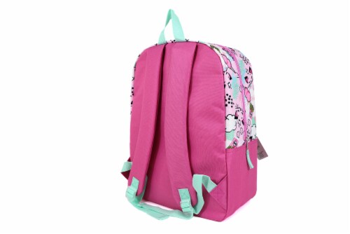 Cudlie Backpack & Pencil Case Set - Kitty Cat Dreams Perspective: back