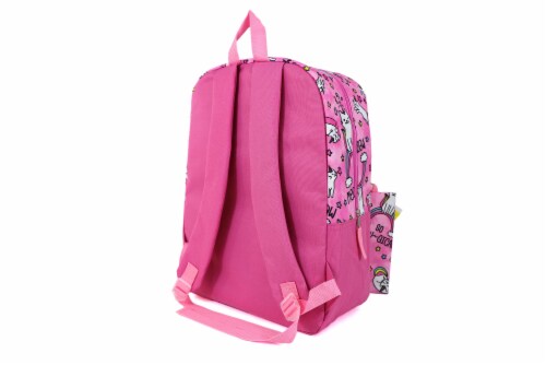Cudlie Backpack & Pencil Case Set - So Meow-gical Perspective: back