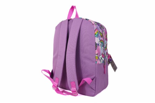 Cudlie Backpack & Pencil Case Set - Spaced Out Unicorn Perspective: back