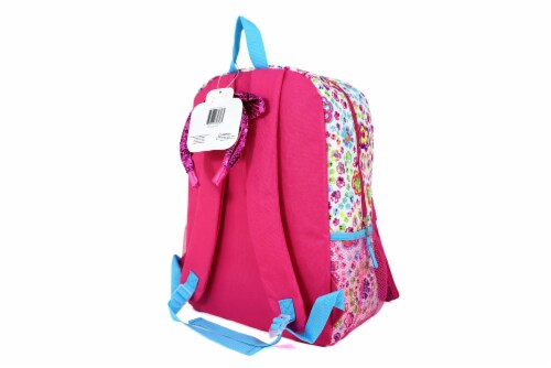 Cudlie Backpack & Headband Set - Floral Explosion Perspective: back