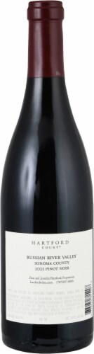 Hartford Family Winery Pinot Noir Red Wine Perspective: back