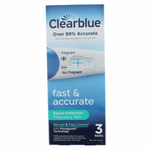 Clearblue® Rapid Detection Pregnancy Test Perspective: back