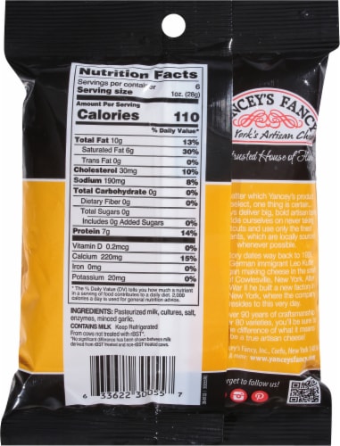 Yancey's Fancy® Garlic Cheese Curds Perspective: back